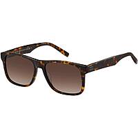 occhiali da sole Tommy Hilfiger neri forma Rettangolare 20675108657HA