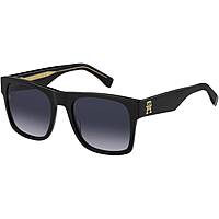 occhiali da sole Tommy Hilfiger neri forma Rettangolare 206776807539O