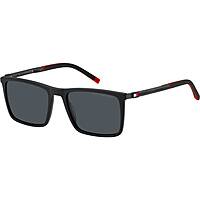 occhiali da sole Tommy Hilfiger neri forma Rettangolare 20681800355IR