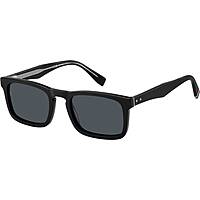 occhiali da sole Tommy Hilfiger neri forma Rettangolare 20682080754IR