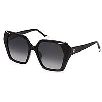 occhiali da sole Yalea neri forma Esagonale SYA1050700