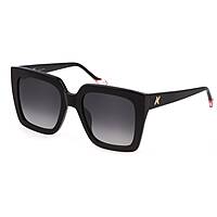 occhiali da sole Yalea neri forma Quadrata SYA1060700