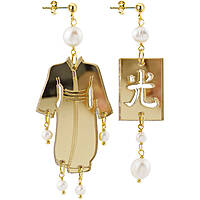 orecchini donna gioielli Lebole Maison Kimono KPS/P/O.PERLA