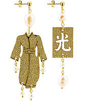 orecchini donna gioielli Lebole Maison Kimono KS/P/ORO.P