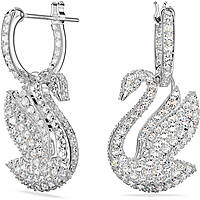 orecchini donna gioielli Swarovski Iconic Swan 5647545