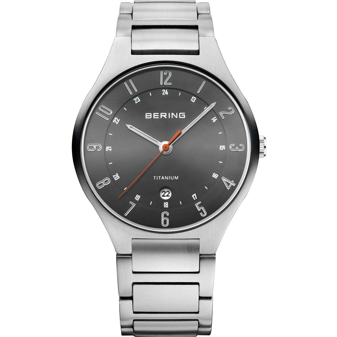 orologio al quarzo Bering uomo Titanium 11739-772