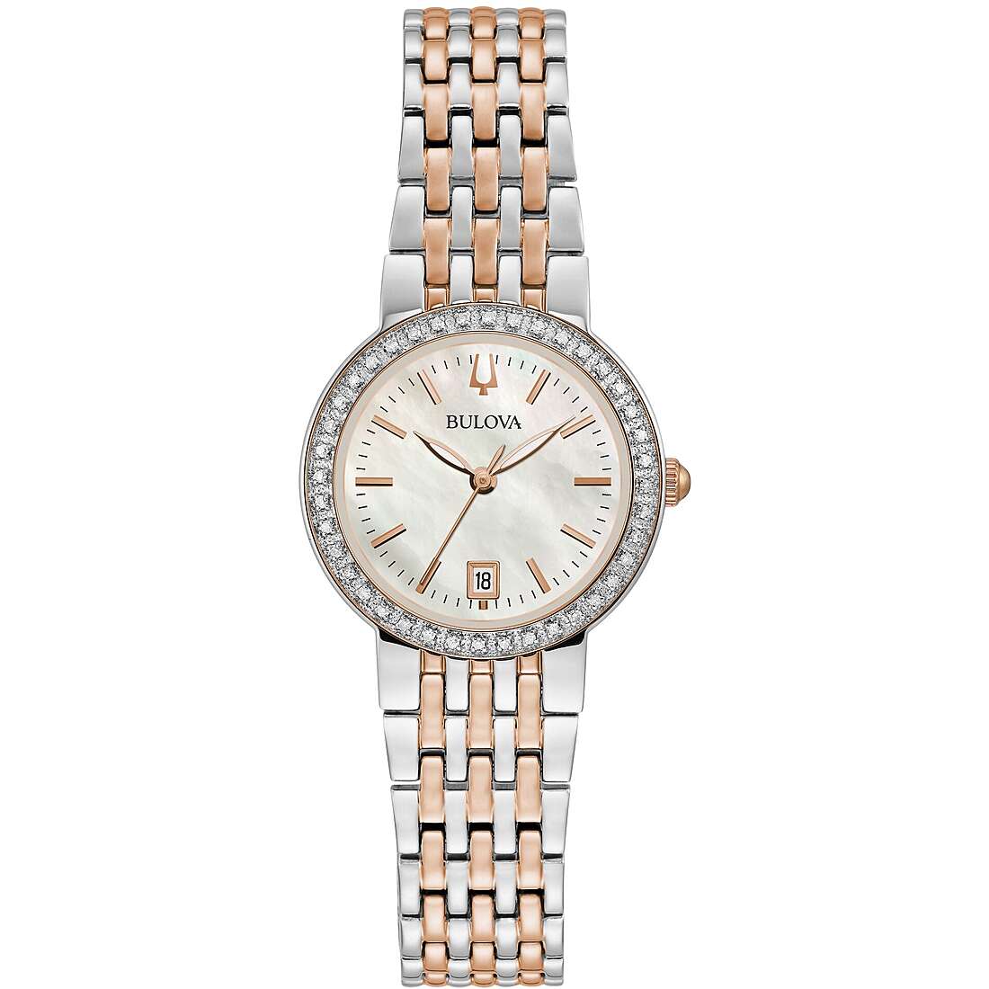 orologio al quarzo Bulova donna Classic Lady Diamond 98R280