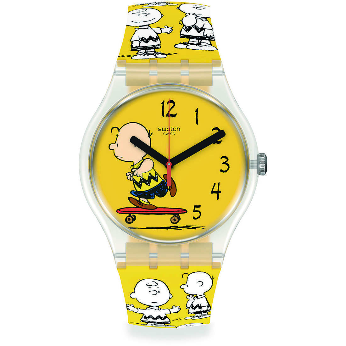 orologio al quarzo Swatch unisex Peanuts SO29Z101