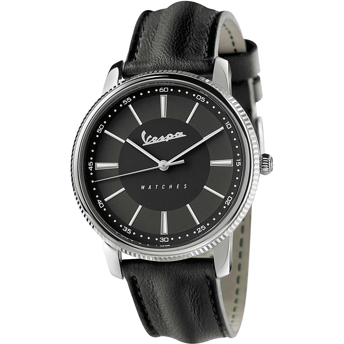 orologio al quarzo Vespa Watches uomo Heritage VA-HE01-SS-03BK-CP