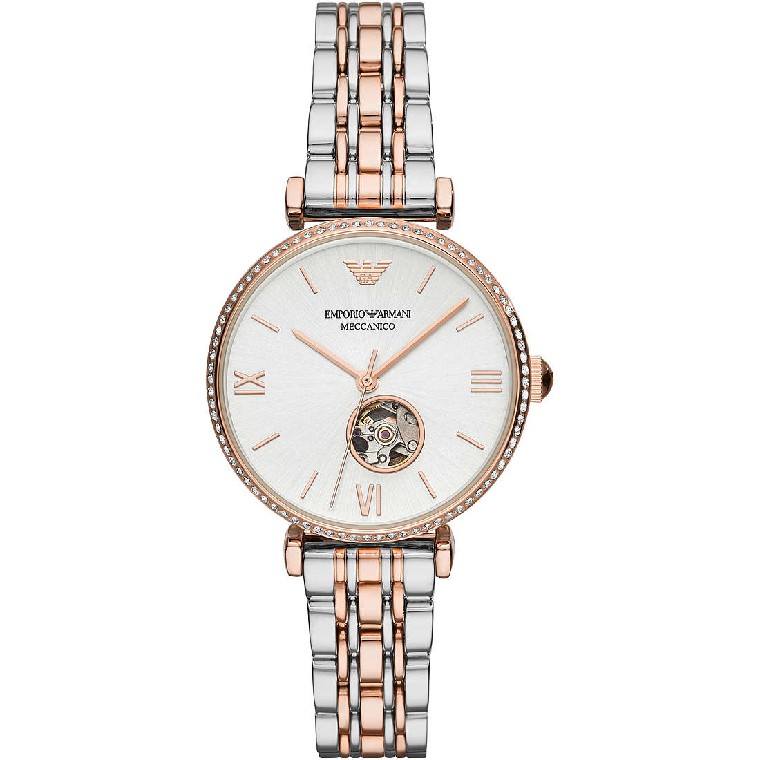 orologio automatico donna Emporio Armani Argentato/Acciaio AR60019