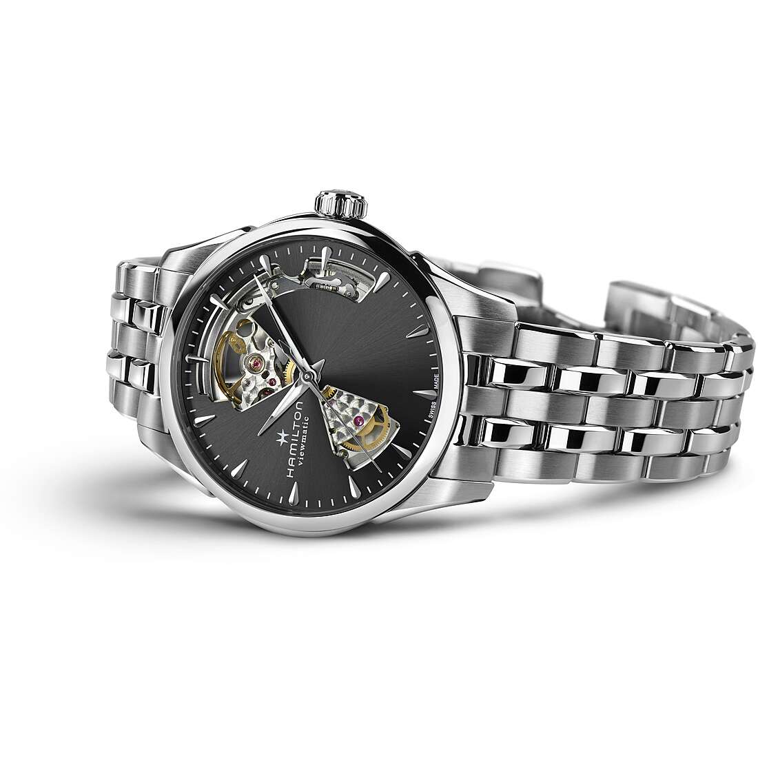 orologio automatico donna Hamilton Argentato/Acciaio H32215130