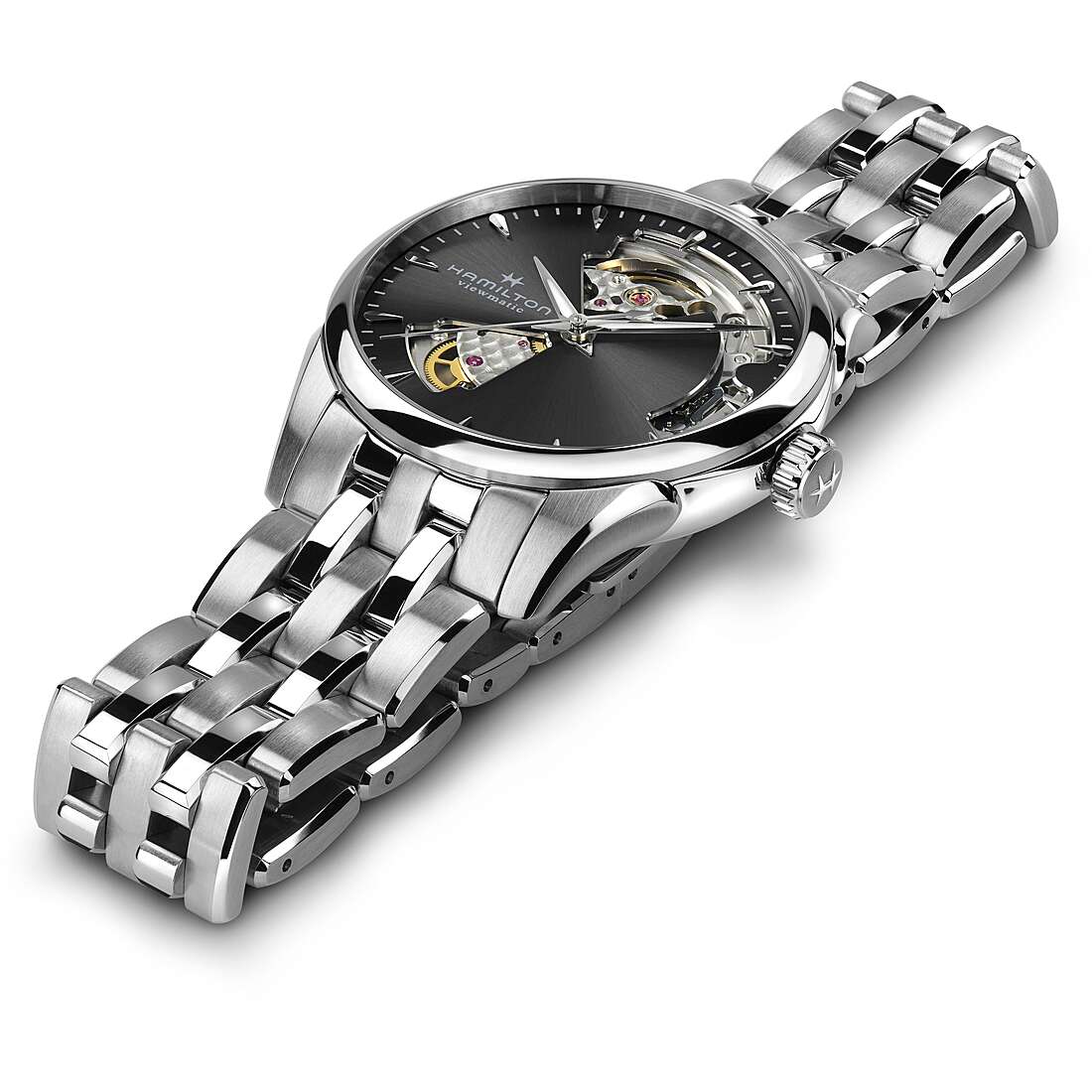 orologio automatico donna Hamilton Argentato/Acciaio H32215130