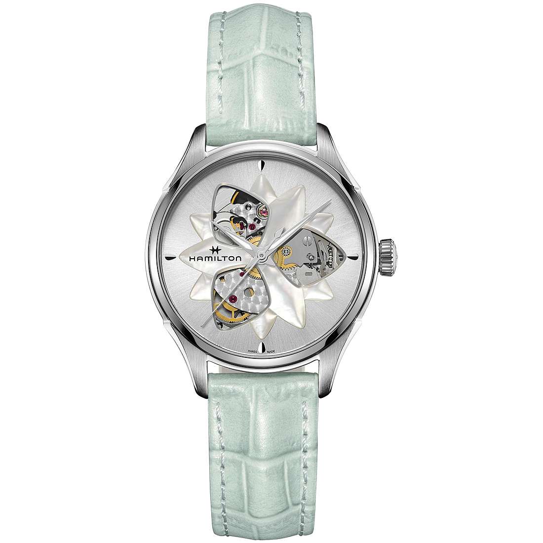 orologio automatico donna Hamilton Verde H32115891
