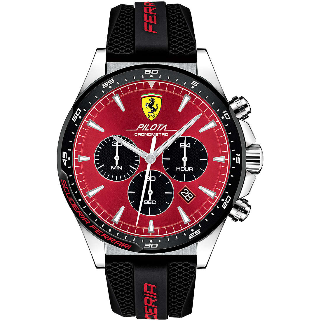 orologio cronografo uomo Scuderia Ferrari Pilota - FER0830595 FER0830595