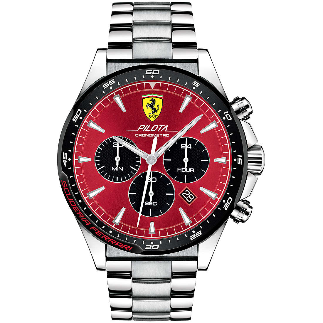 orologio cronografo uomo Scuderia Ferrari Pilota - FER0830619 FER0830619