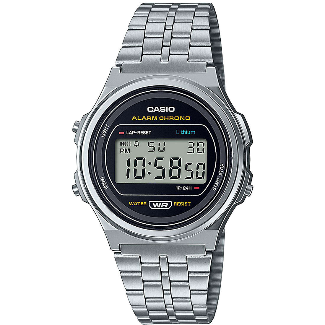 orologio digitale unisex Casio Casio Vintage - A171WE-1AEF A171WE-1AEF