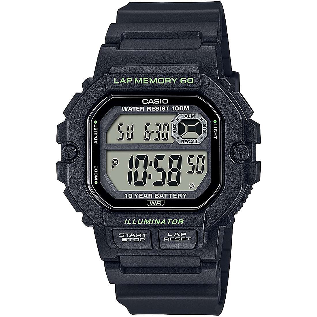 orologio digitale uomo Casio Casio Collection WS-1400H-1AVEF