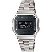 orologio digitale uomo Casio Retro Argentato/Acciaio A168WEM-1EF