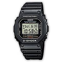 orologio G-Shock 5600-FACE Nero digitale uomo DW-5600E-1VER