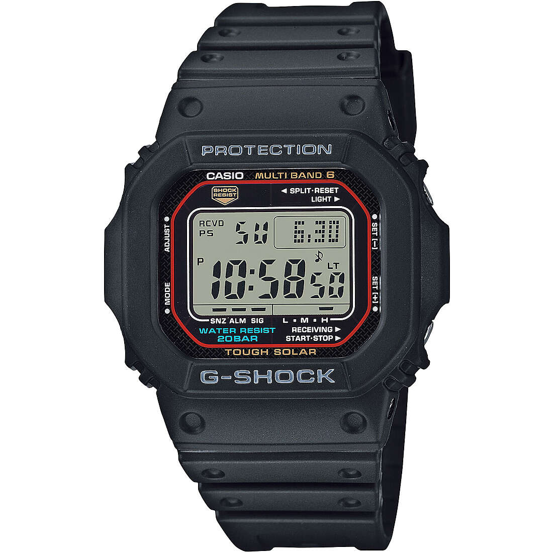 orologio G-Shock 5600-FACE Nero digitale uomo GW-M5610U-1ER