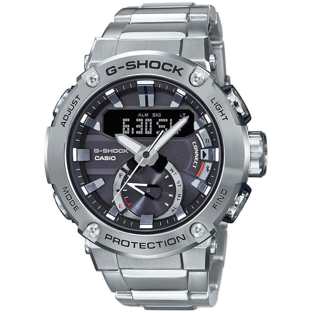orologio G-Shock Argentato/Acciaio multifunzione uomo GST-B200D-1AER