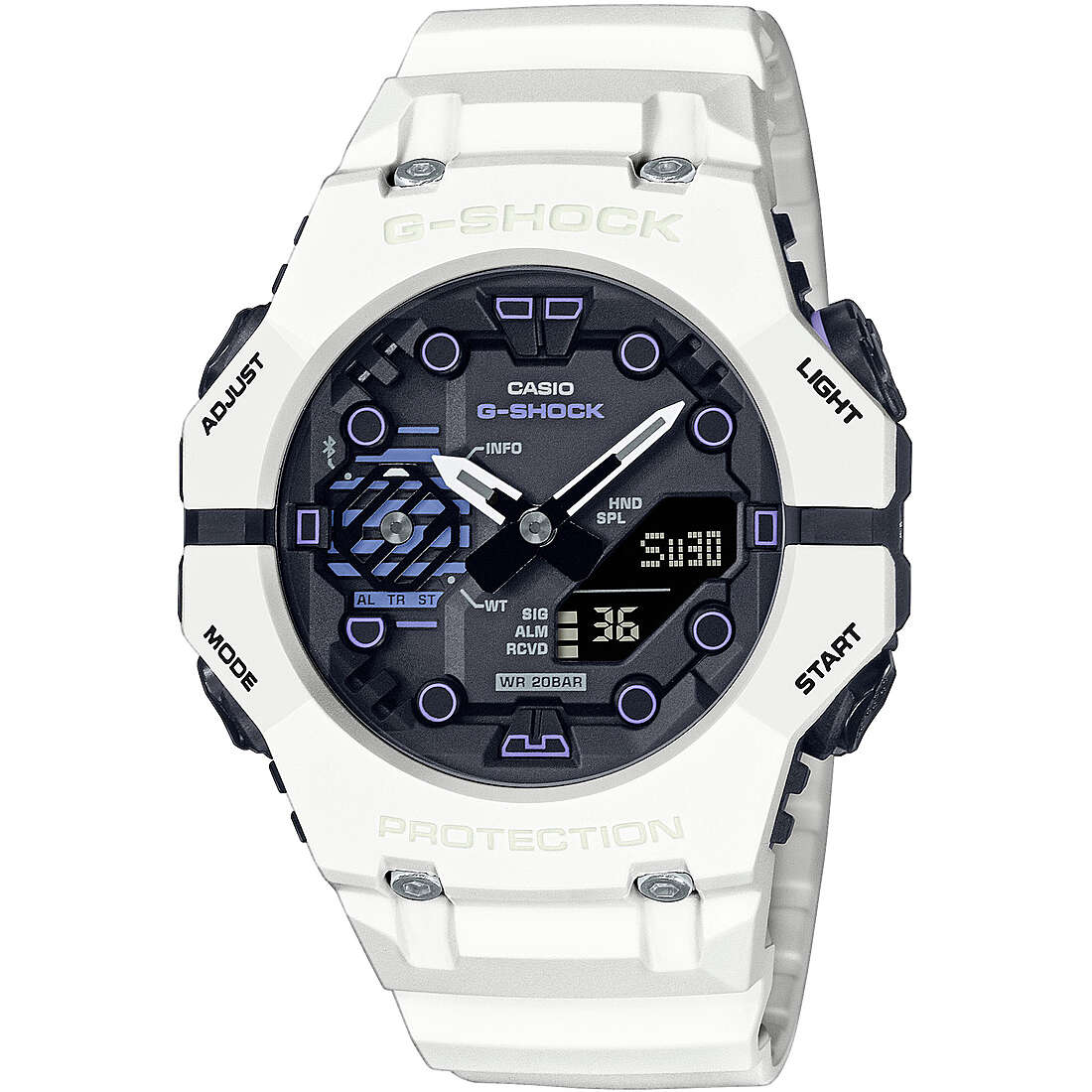 orologio G-Shock Bianco digitale uomo GA-B001SF-7AER