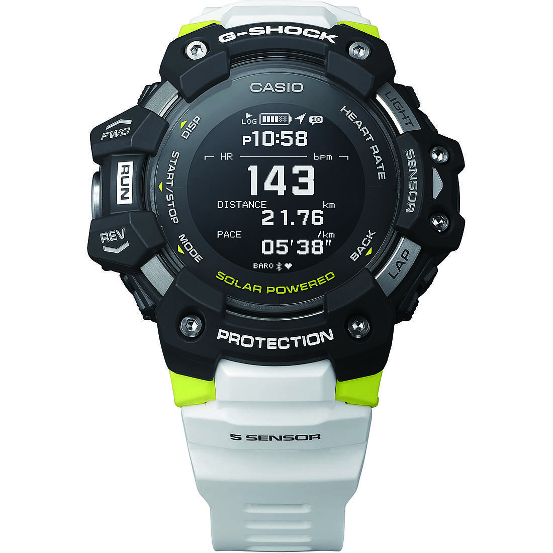 orologio G-Shock G-Squad Bianco Smartwatch uomo GBD-H1000-1A7ER