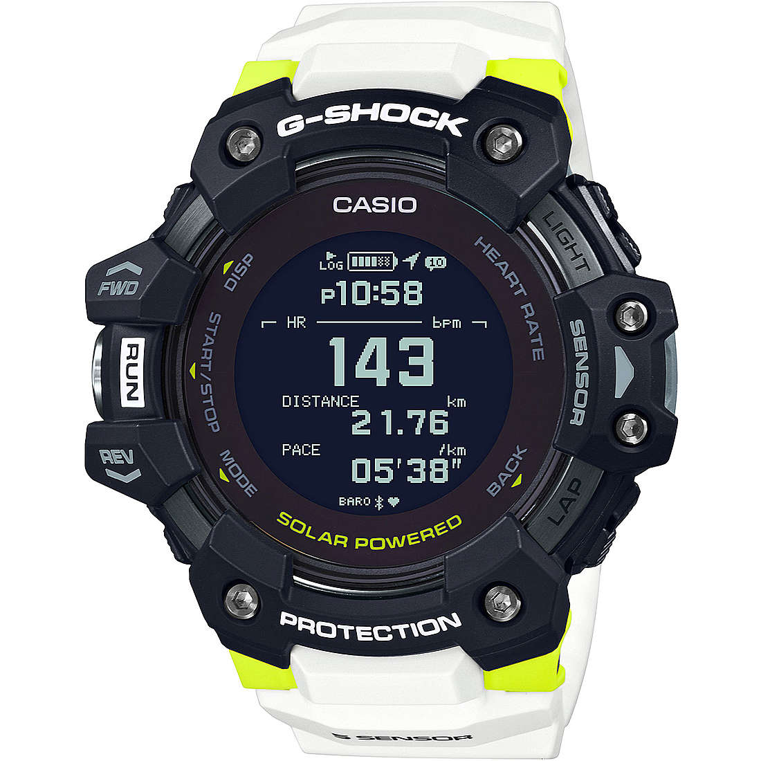 orologio G-Shock G-Squad Bianco Smartwatch uomo GBD-H1000-1A7ER