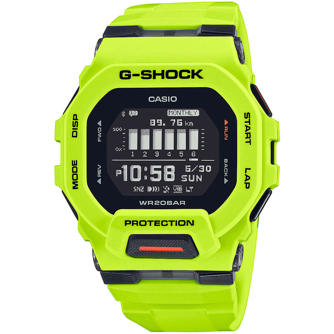 orologio G-Shock G-Squad Giallo multifunzione uomo GBD-200-9ER