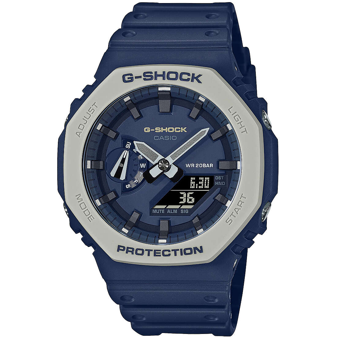 orologio G-Shock Gs Basic Blu multifunzione uomo GA-2110ET-2AER