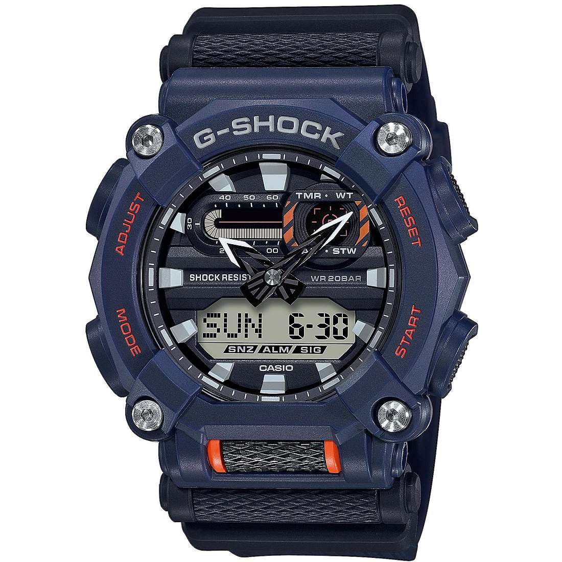 orologio G-Shock Gs Basic Blu multifunzione uomo GA-900-2AER