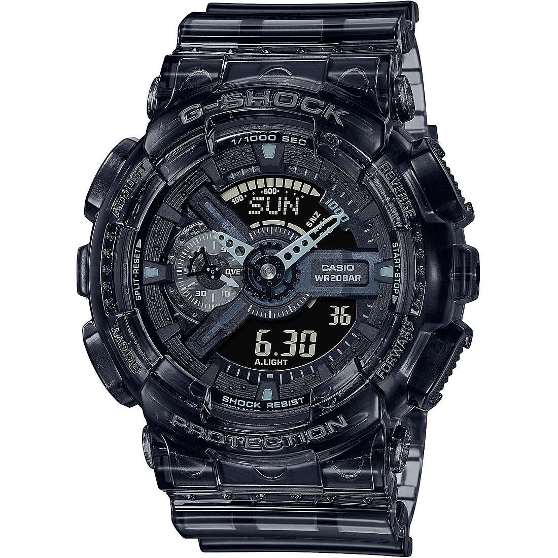 orologio G-Shock Gs Basic Grigio multifunzione uomo GA-110SKE-8AER