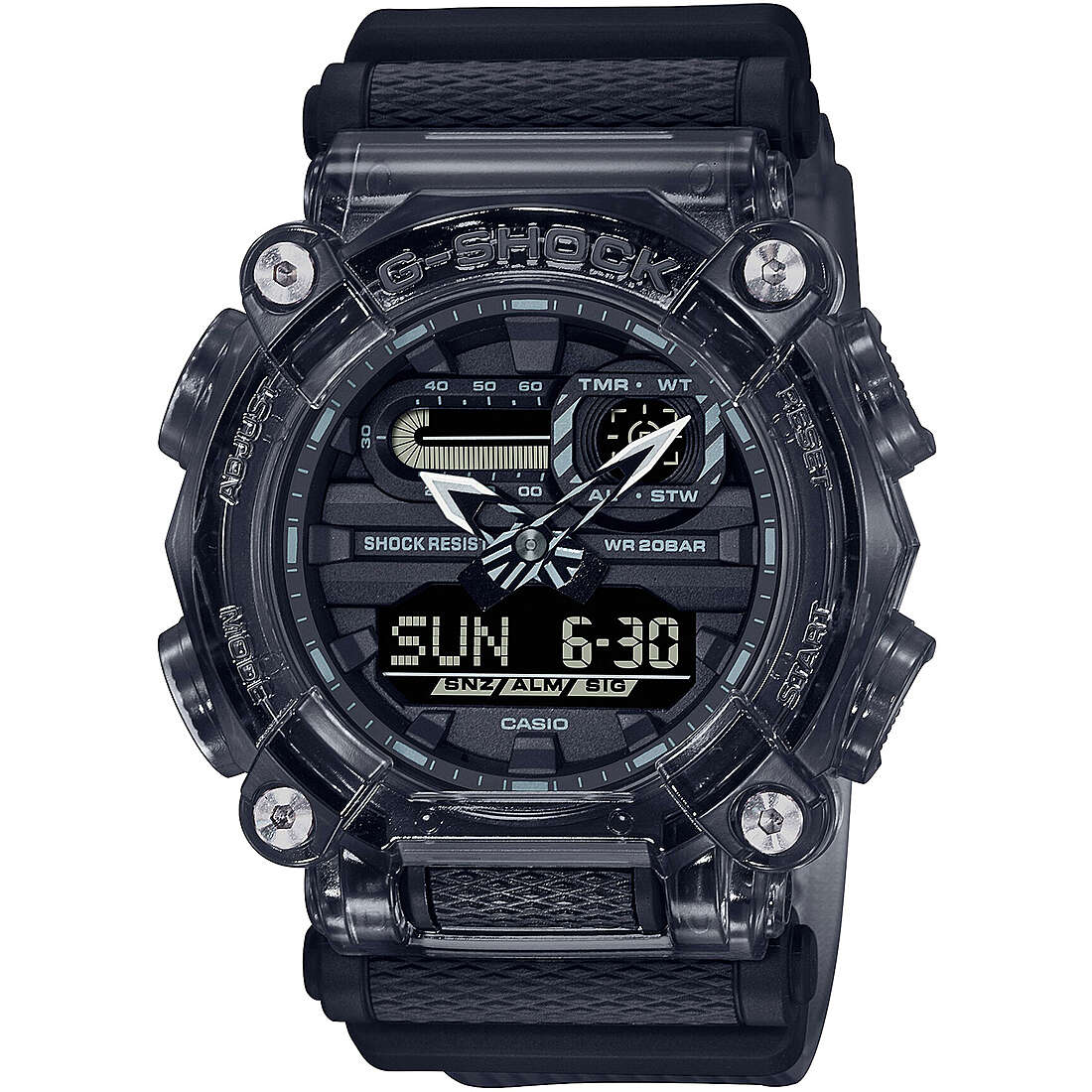 orologio G-Shock Gs Basic Grigio multifunzione uomo GA-900SKE-8AER