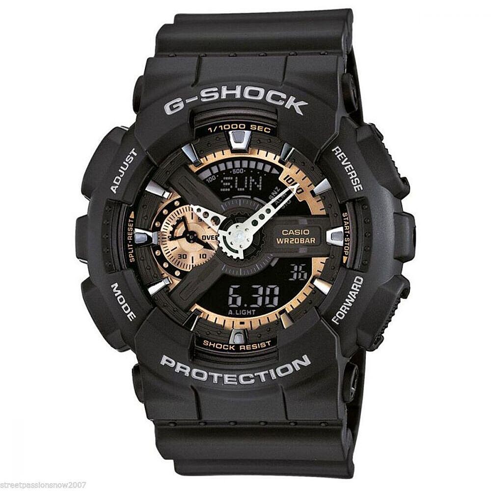 orologio G-Shock Gs Basic Nero digitale uomo GA-110RG-1AER