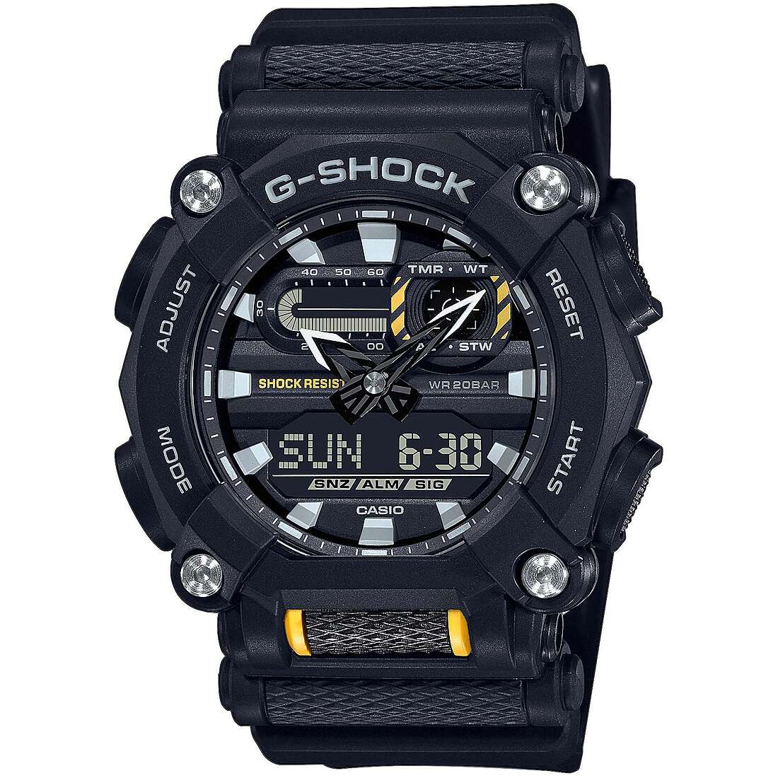 orologio G-Shock Gs Basic Nero multifunzione uomo GA-900-1AER