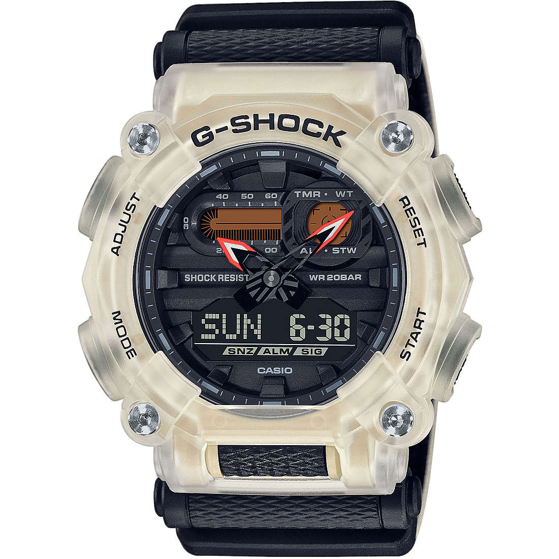orologio G-Shock Gs Basic Nero multifunzione uomo GA-900TS-4AER
