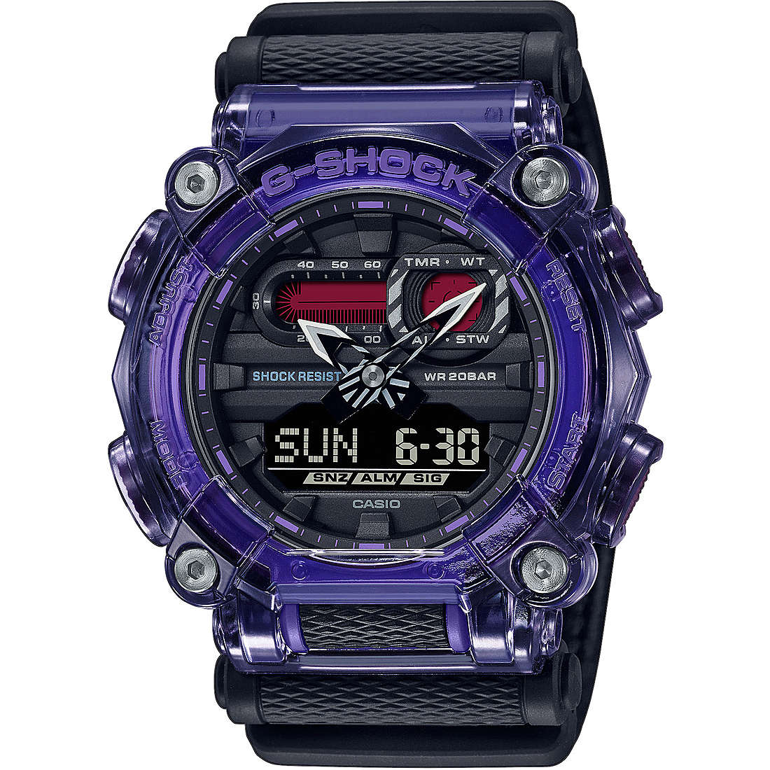 orologio G-Shock Gs Basic Nero multifunzione uomo GA-900TS-6AER
