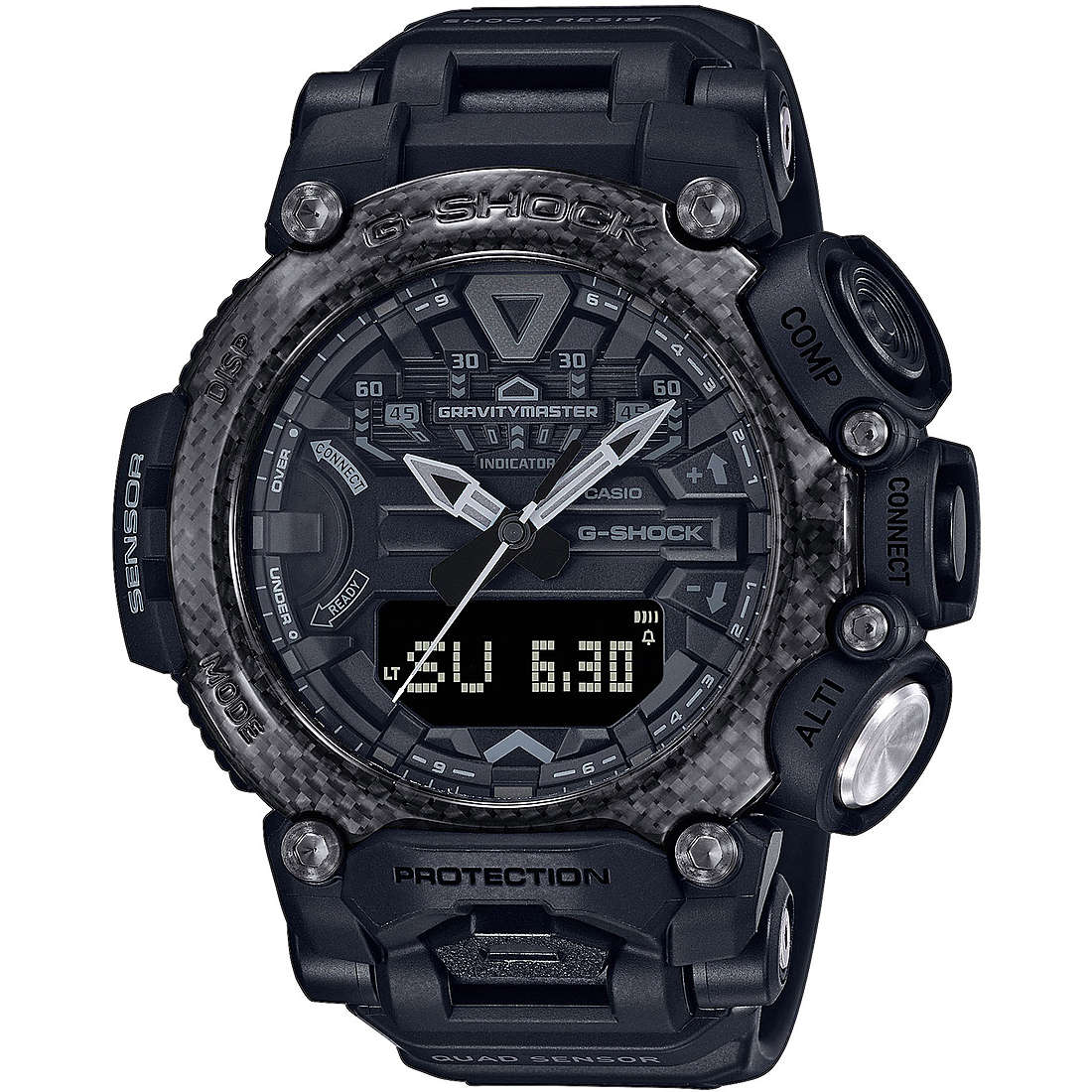orologio G-Shock Master of G Nero multifunzione uomo GR-B200-1BER