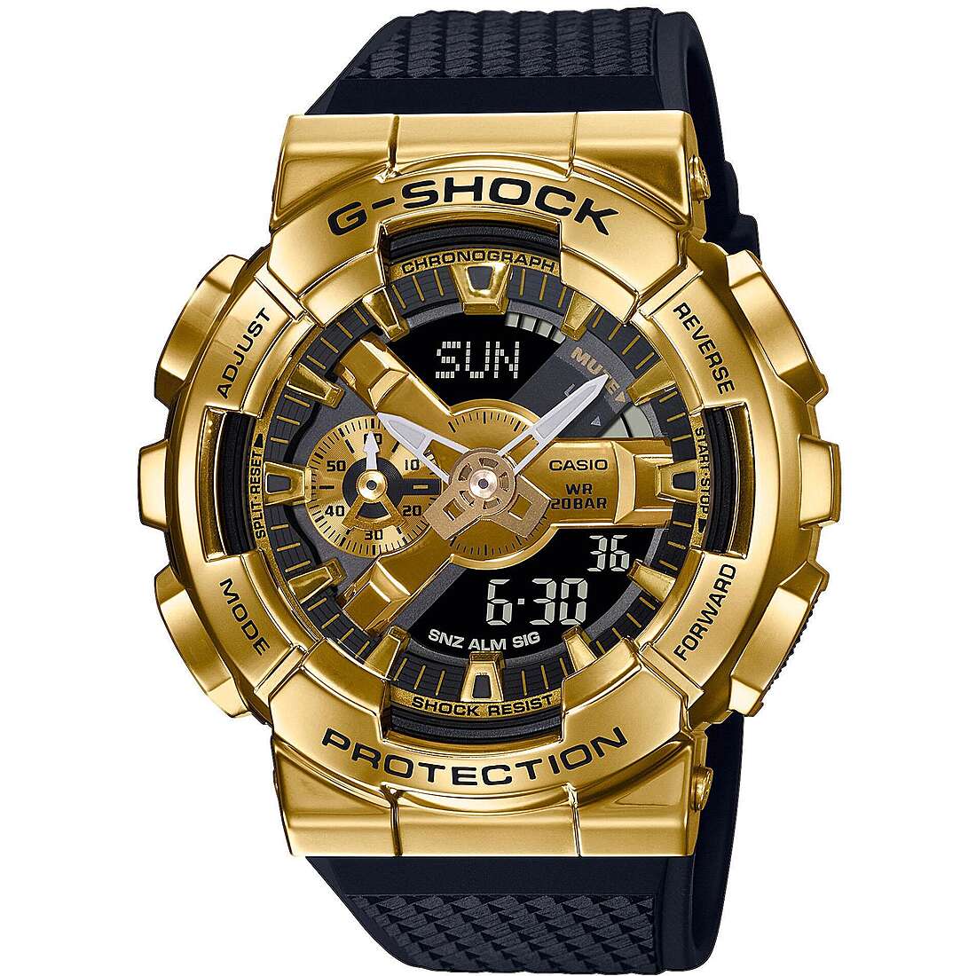 orologio G-Shock Metal Nero multifunzione uomo GM-110G-1A9ER