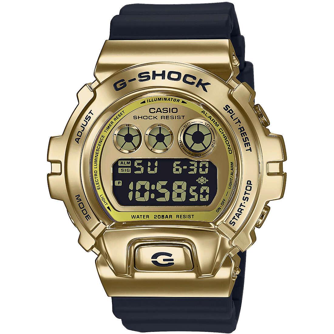 orologio G-Shock Metal Nero multifunzione uomo GM-6900G-9ER