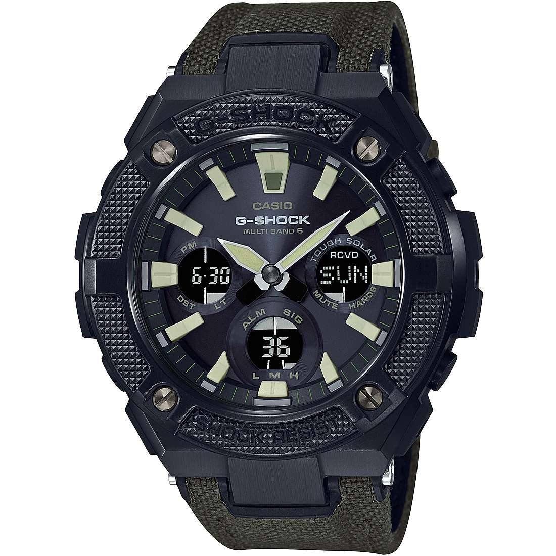 orologio G-Shock Nero digitale uomo GST-W130BC-1A3ER