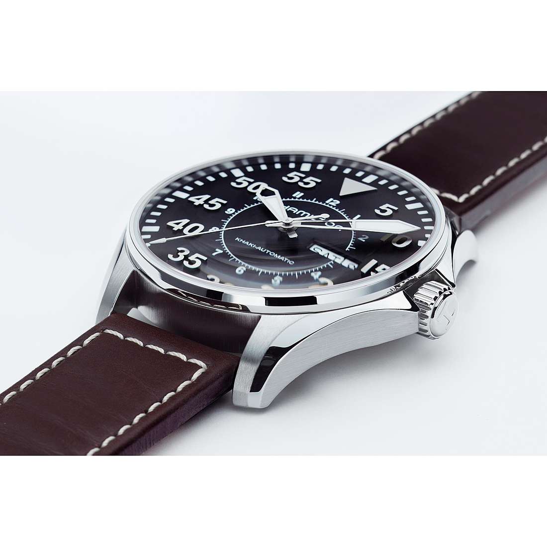 orologio meccanico uomo Hamilton Khaki Aviation - H64715535 H64715535