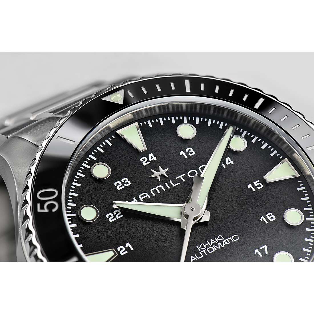 orologio meccanico uomo Hamilton Khaki Navy - H82515130 H82515130
