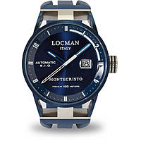 orologio meccanico uomo Locman Montecristo - 0511BLBLFWH0SIB 0511BLBLFWH0SIB
