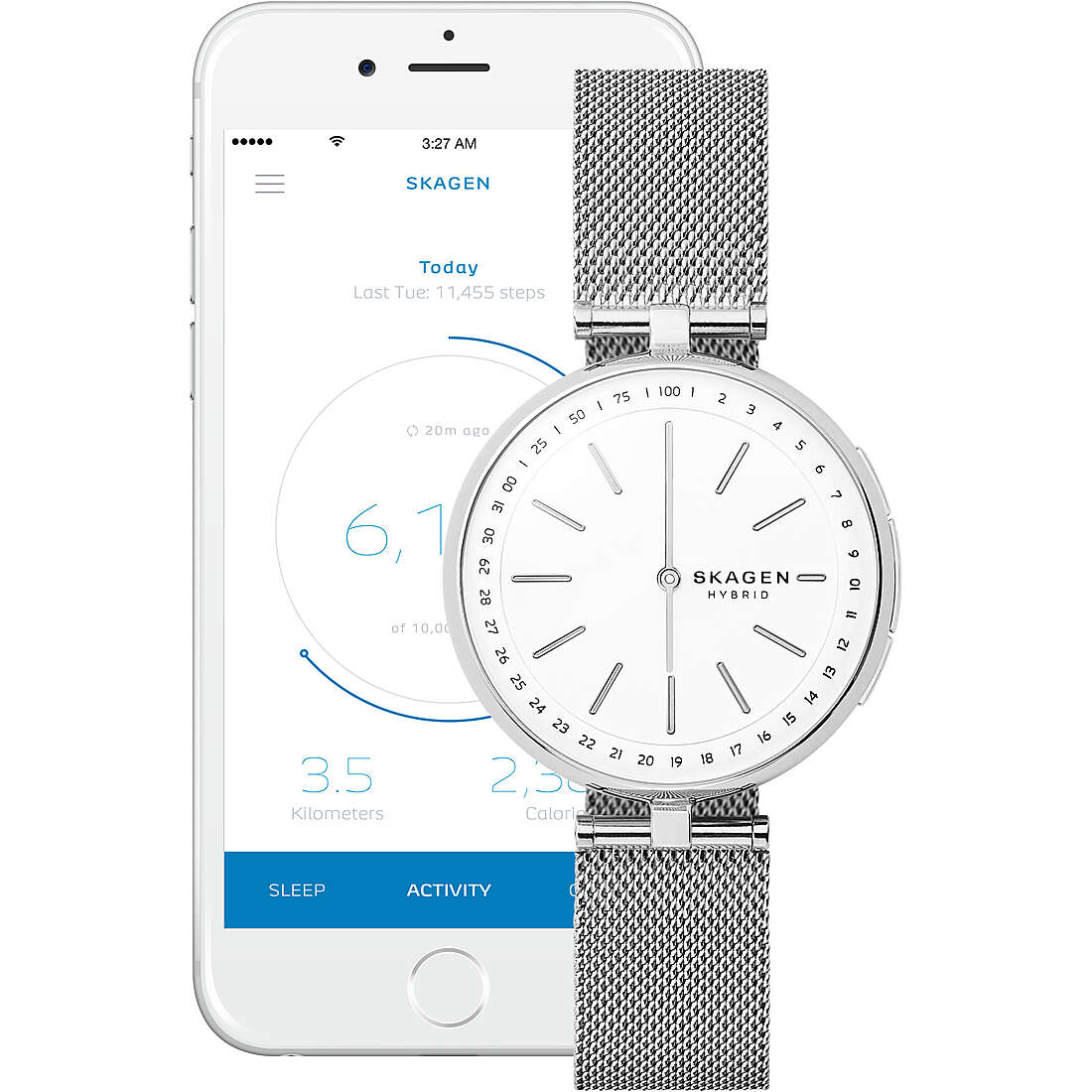 orologio Smartwatch donna Skagen Signatur T-Bar Connected - SKT1400 SKT1400