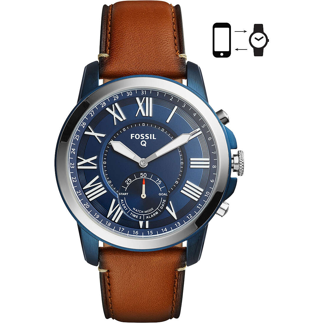 orologio Smartwatch uomo Fossil Q Grant - FTW1147 FTW1147