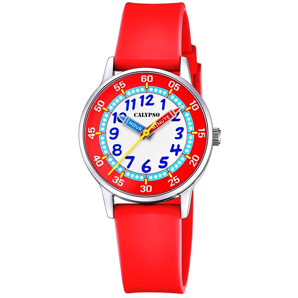 mod. Calypso tempo My K5826/4 watch Rosso first solo orologi GioiaPura |