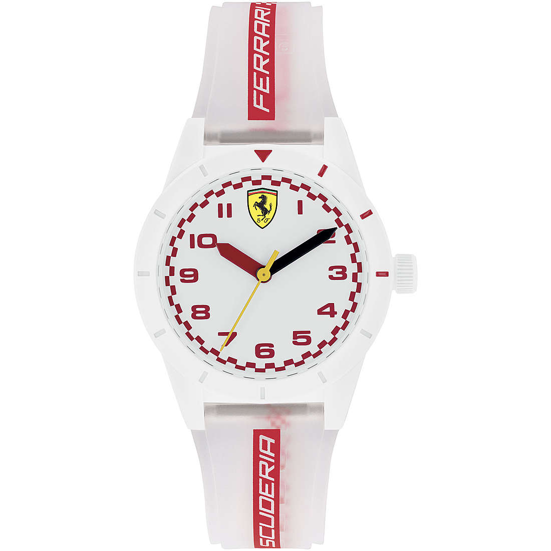 orologio solo tempo bambino Scuderia Ferrari Redrev Bianco FER0860020
