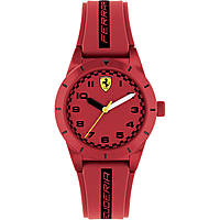 orologio solo tempo bambino Scuderia Ferrari Redrev Rosso FER0860018