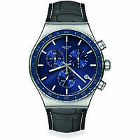 orologio solo tempo unisex Swatch The October Collection YVS496